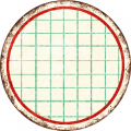 Grunge Circle Grid Tag - A Digital Scrapbooking Tags Embellishment Asset by Marisa Lerin