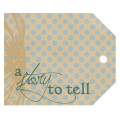 A Story to Tell Tag - A Digital Scrapbooking Tags Embellishment Asset by Marisa Lerin