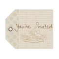 You're Invited Tag - A Digital Scrapbooking Tags Embellishment Asset by Marisa Lerin