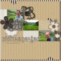 Picture Perfect - A Digital Scrapbook Page by Marisa Lerin
