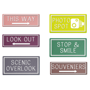 Metal Signs - Travel Digital Scrapbooking Free Download ...