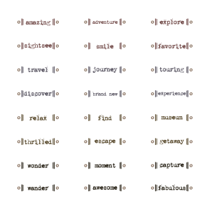 Travel Labels Digital Scrapbooking Free Download - white ...