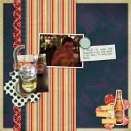 Ice Cold Beer - A Digital Scrapbook Page by Marisa Lerin