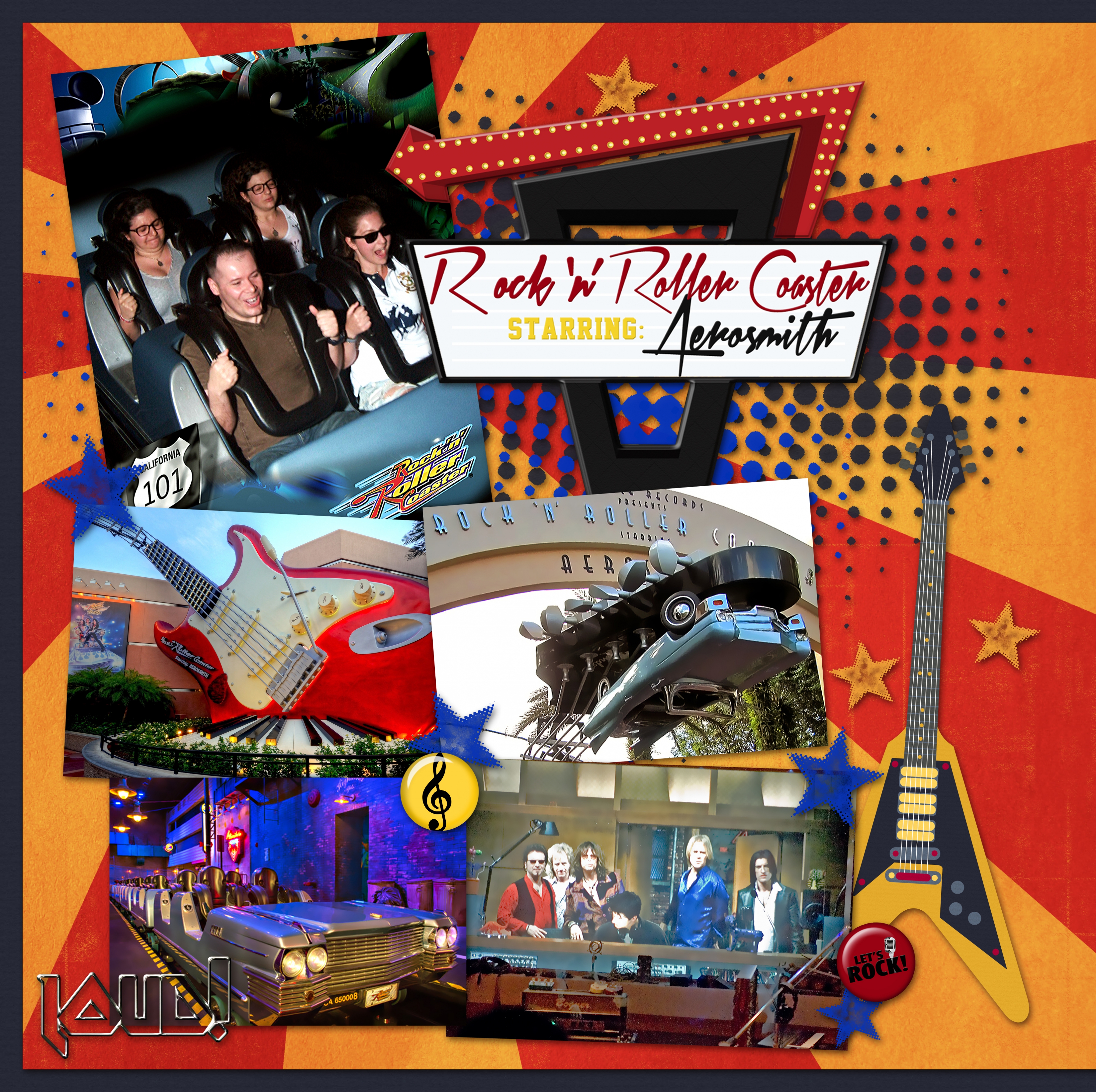 Rock'n'Roller Coaster Starring Aerosmith by Daniela Moraes