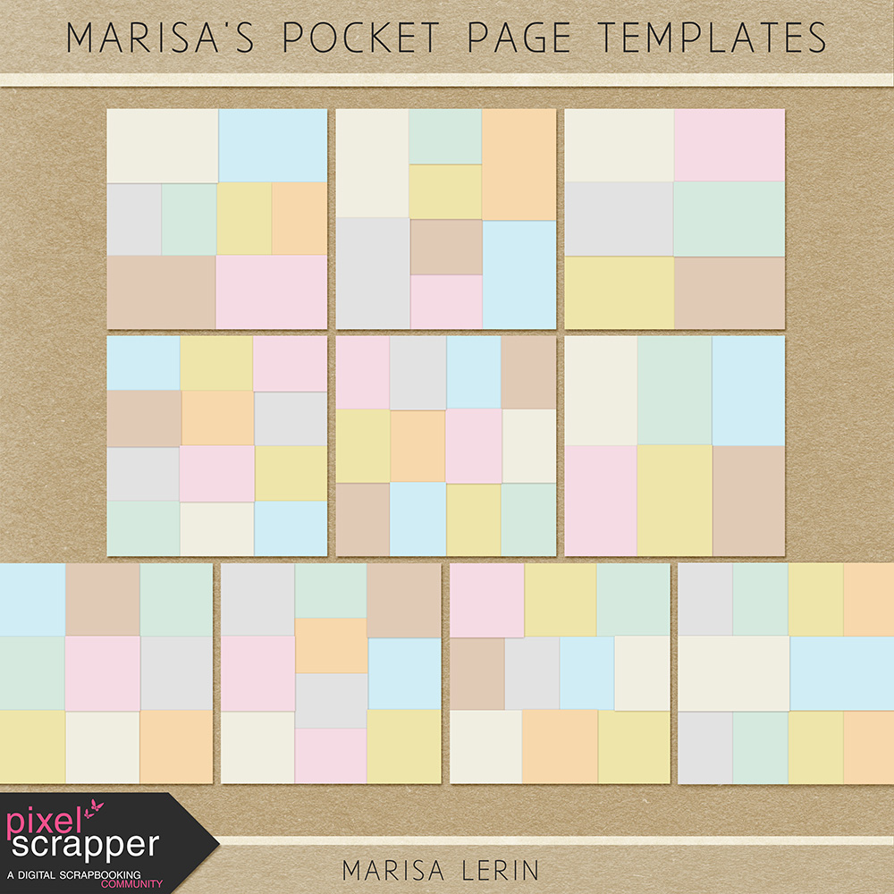 Marisa's Pocket Page Templates