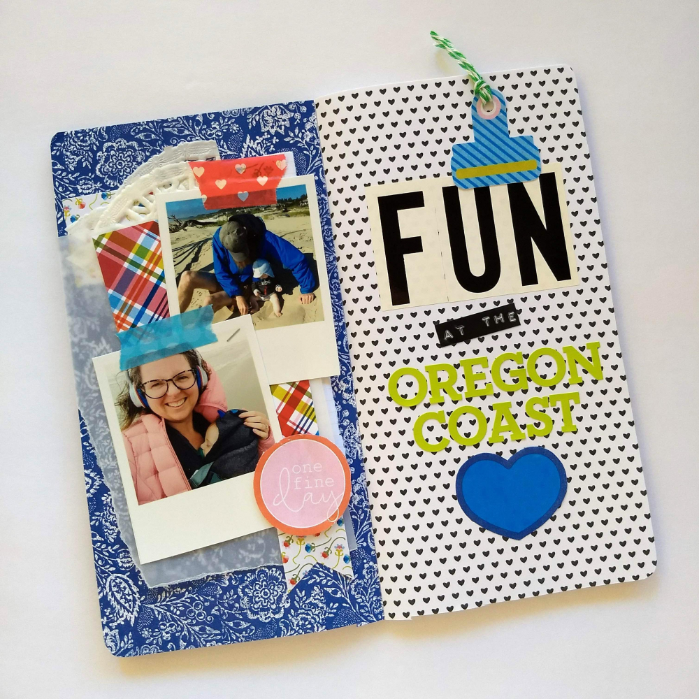 bright and fun digital scrapbooking layouts