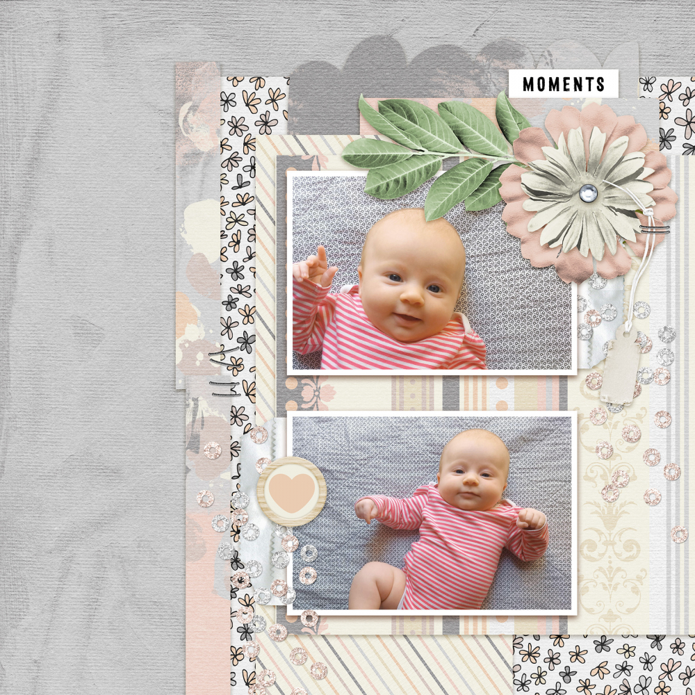 fall digital scrapbooking layout