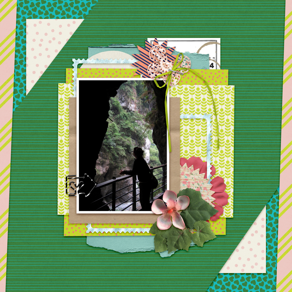 great digital scrapbooking layout