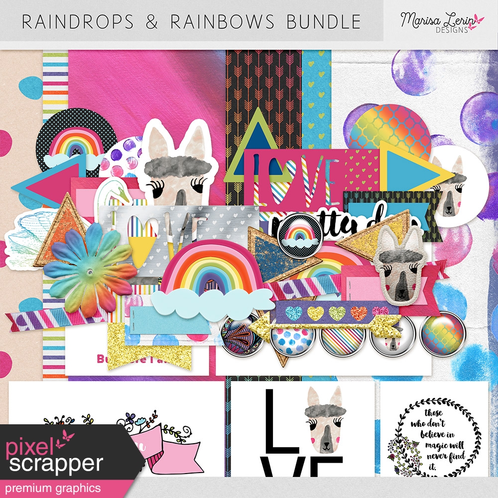 bright digital scrapbooking kits