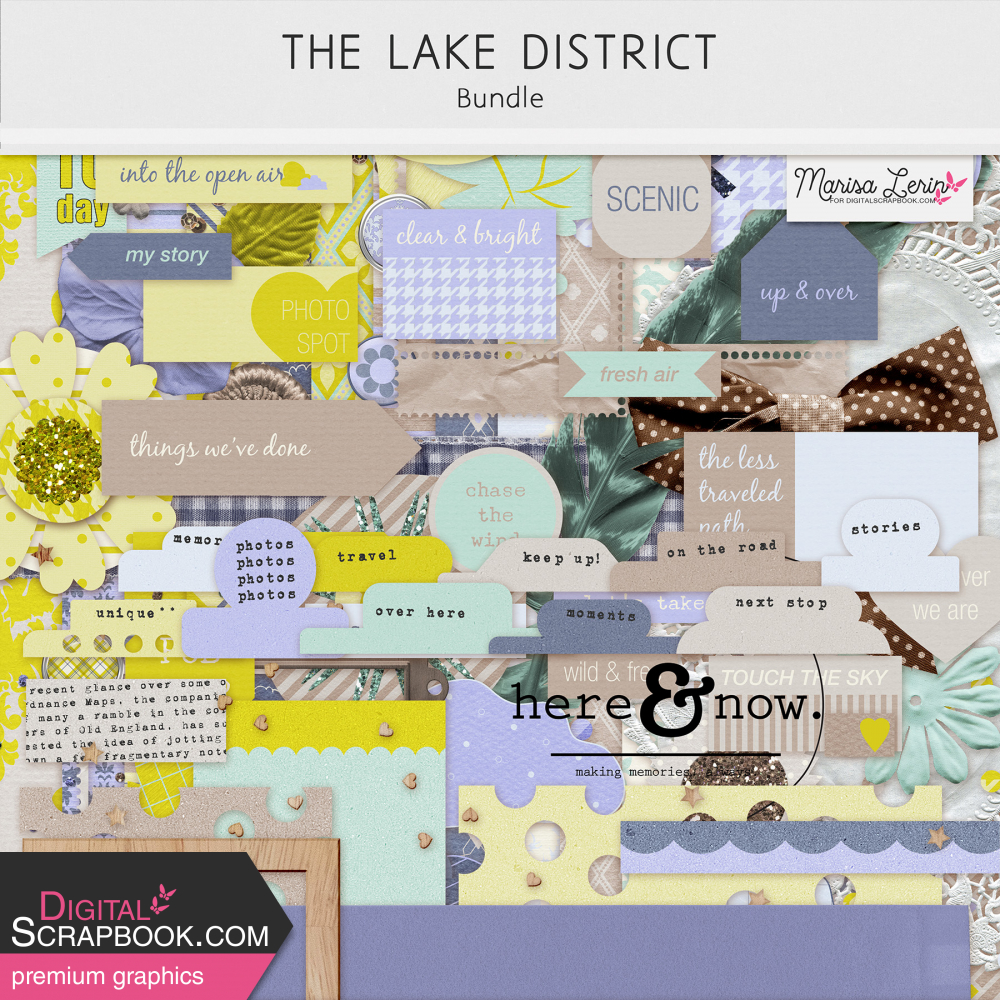 spring digital scrapbooking kit