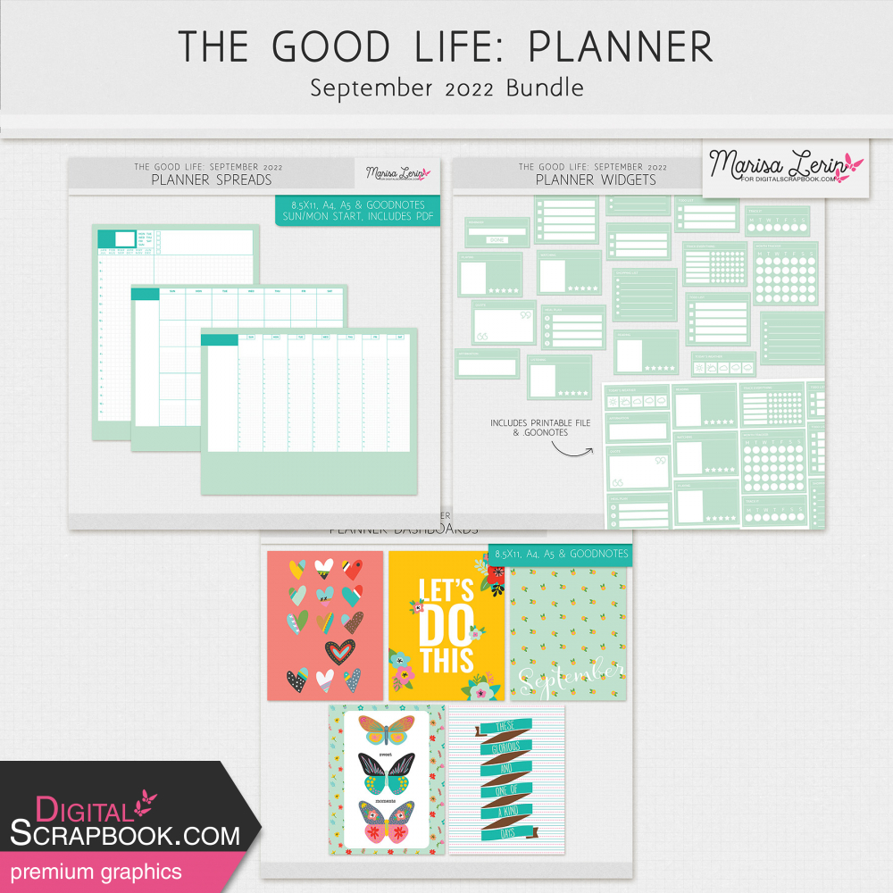 digital planner bundle