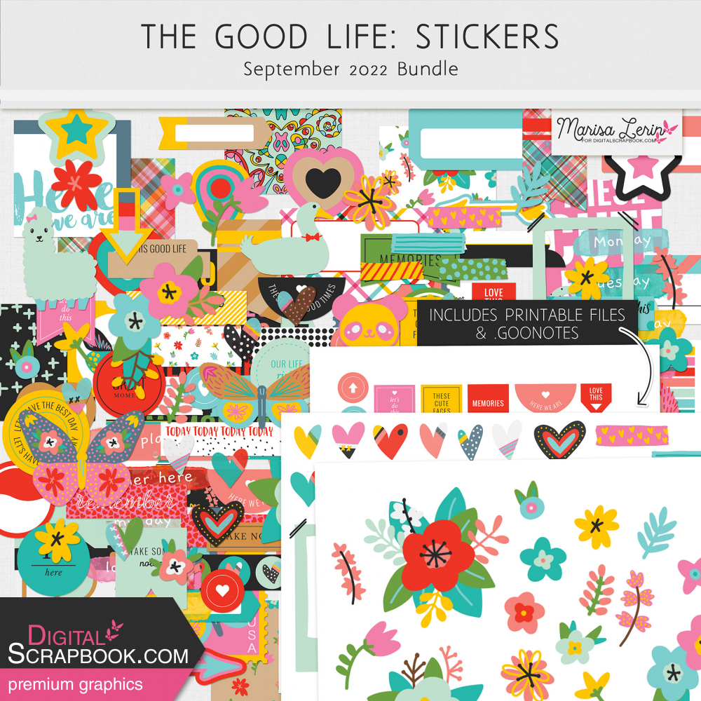 digital stickers kit