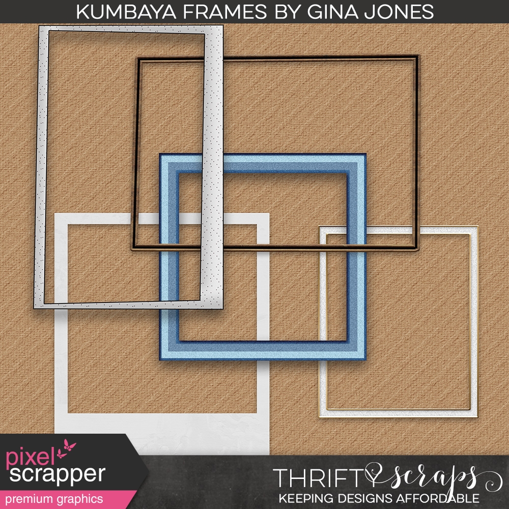 Kumbaya Frames by Gina Jones graphics kit
