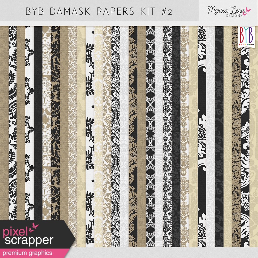 Damask Neutral Papers
