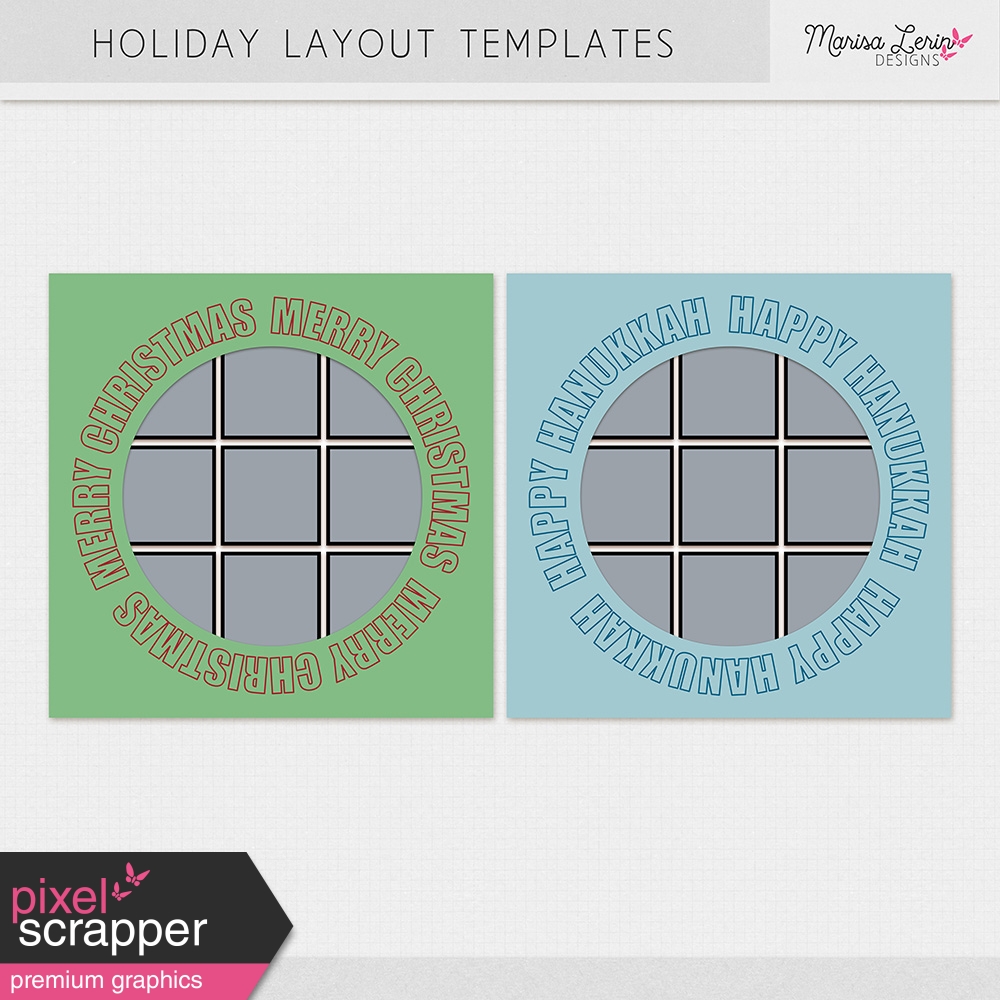 Holiday Layout Templates