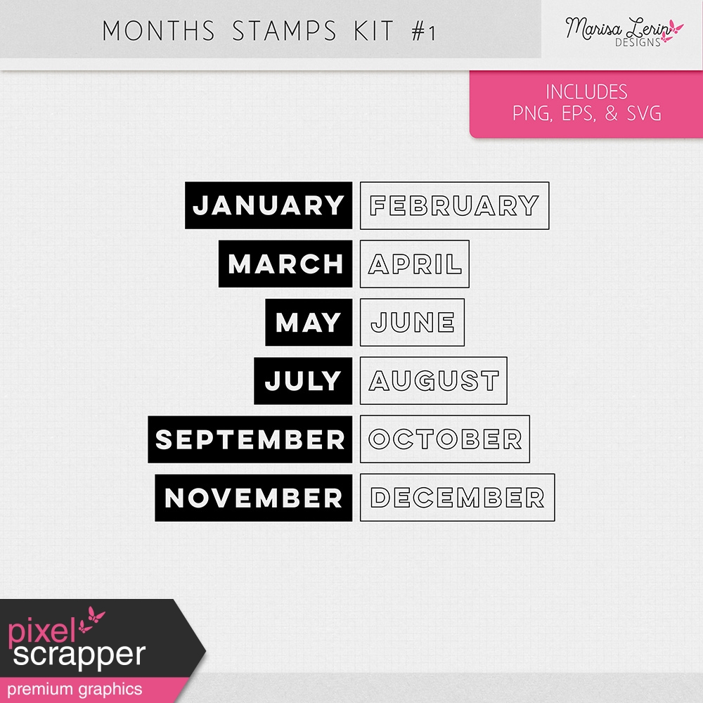 Month Stamps