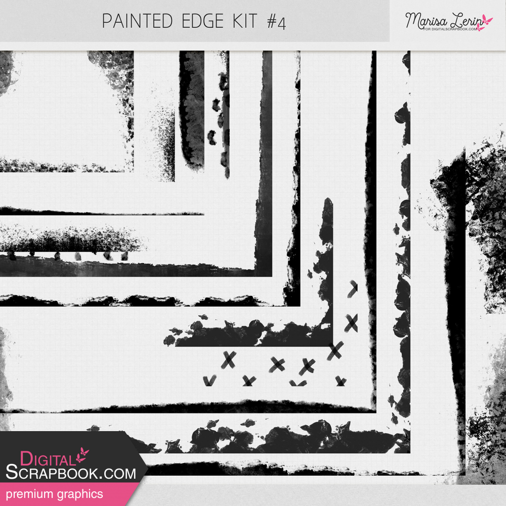 Painted Edge Kit 4 by Marisa Lerin graphics kit
