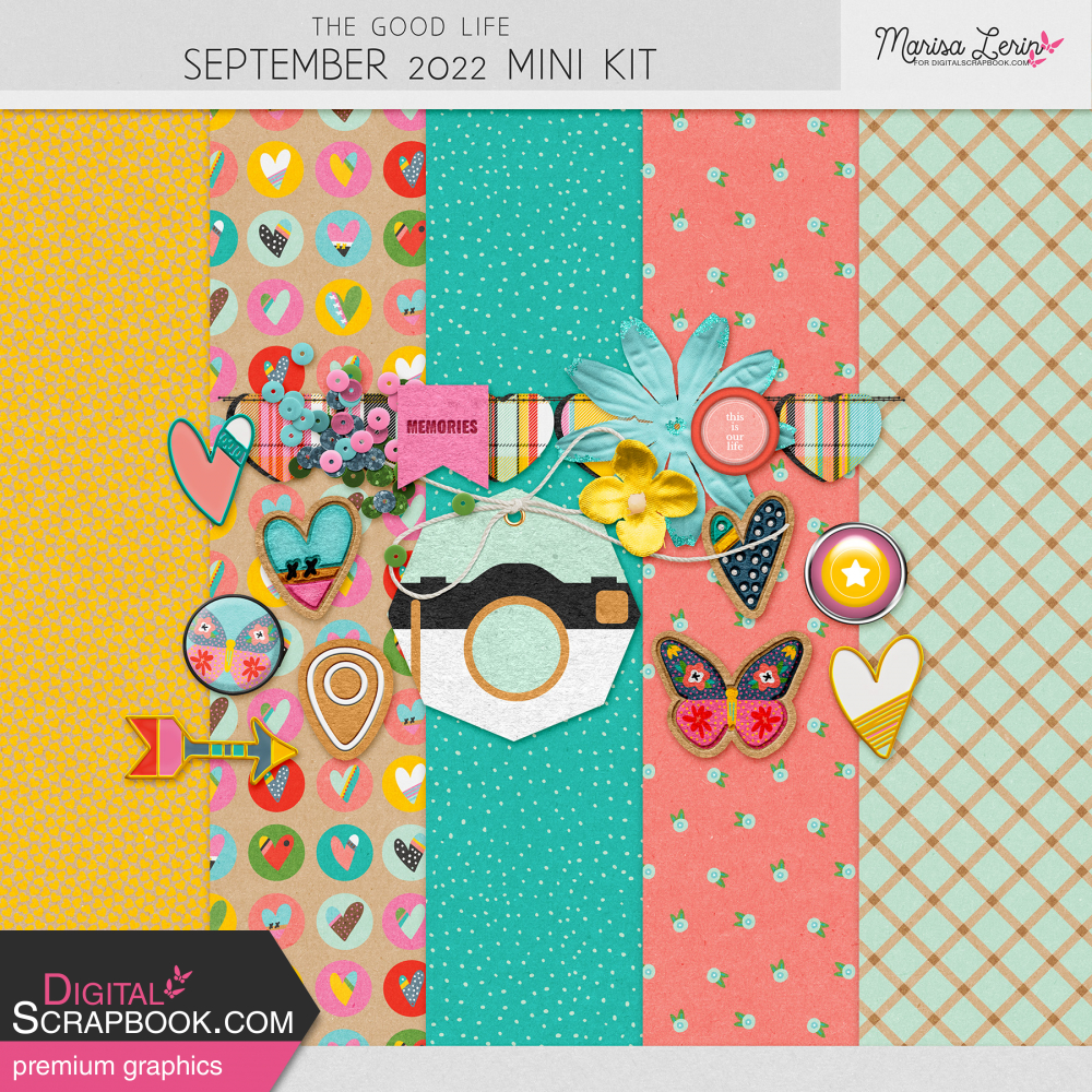 digital scrapbooking mini kit freebie