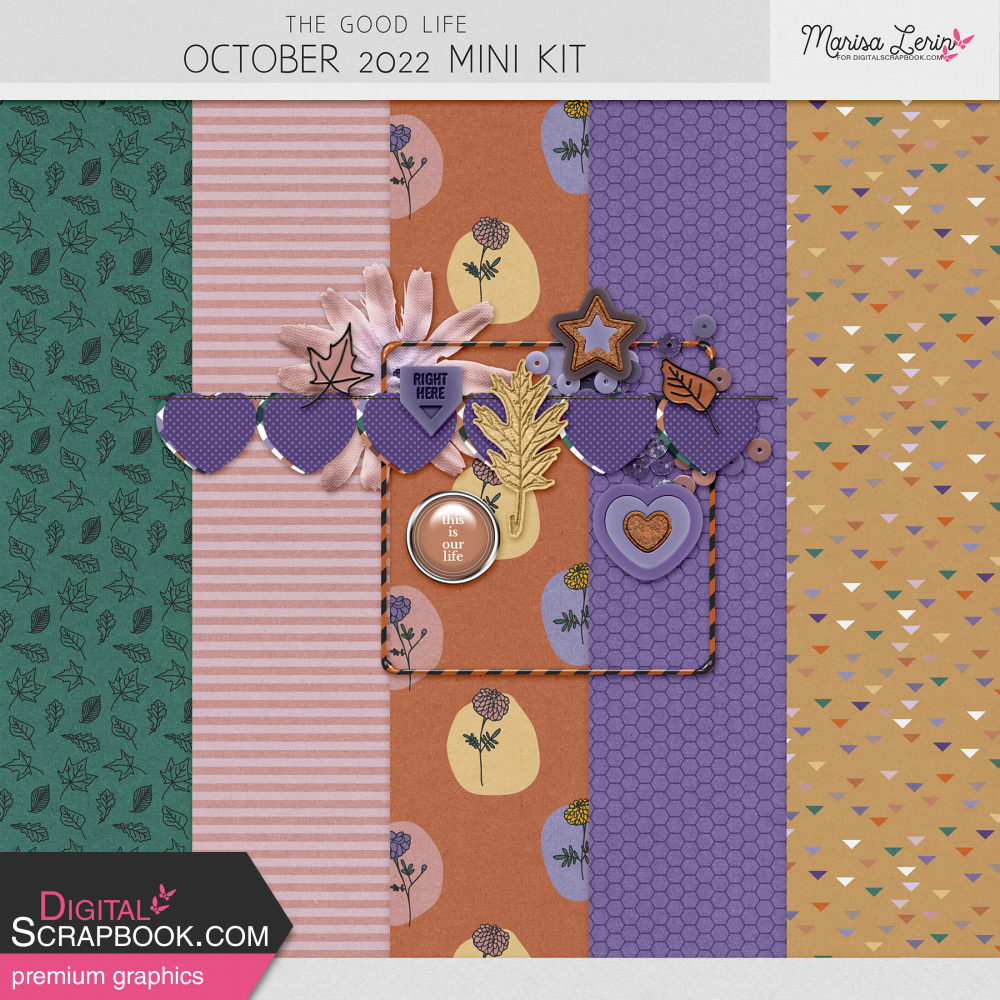 digital scrapbooking mini kit freebie