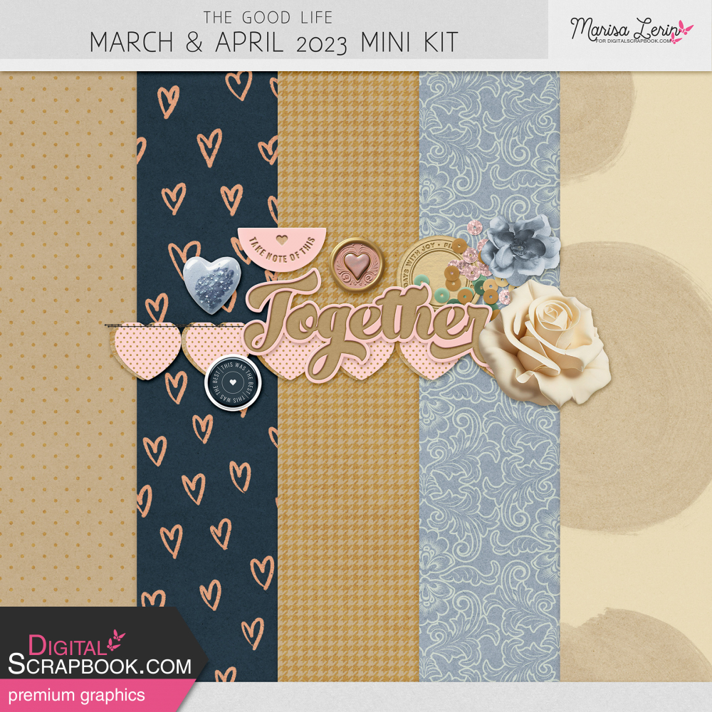 digital scrapbooking mini kit