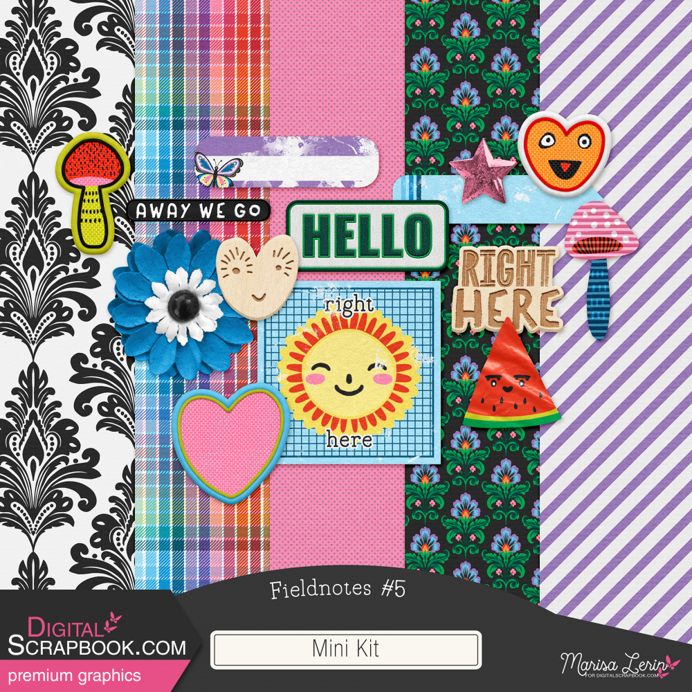 digital scrapbooking freebie