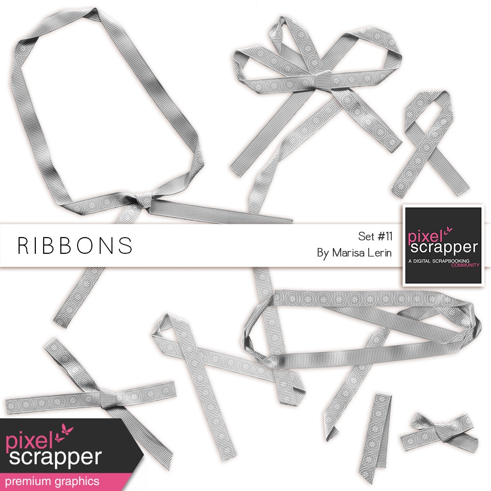 Ribbons Kit 11 by Marisa Lerin graphics kit