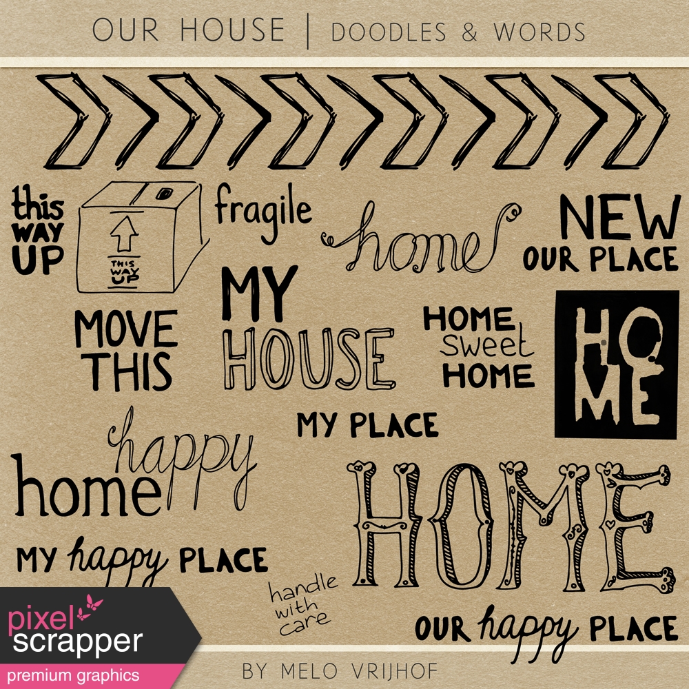 6 house words. House слово.