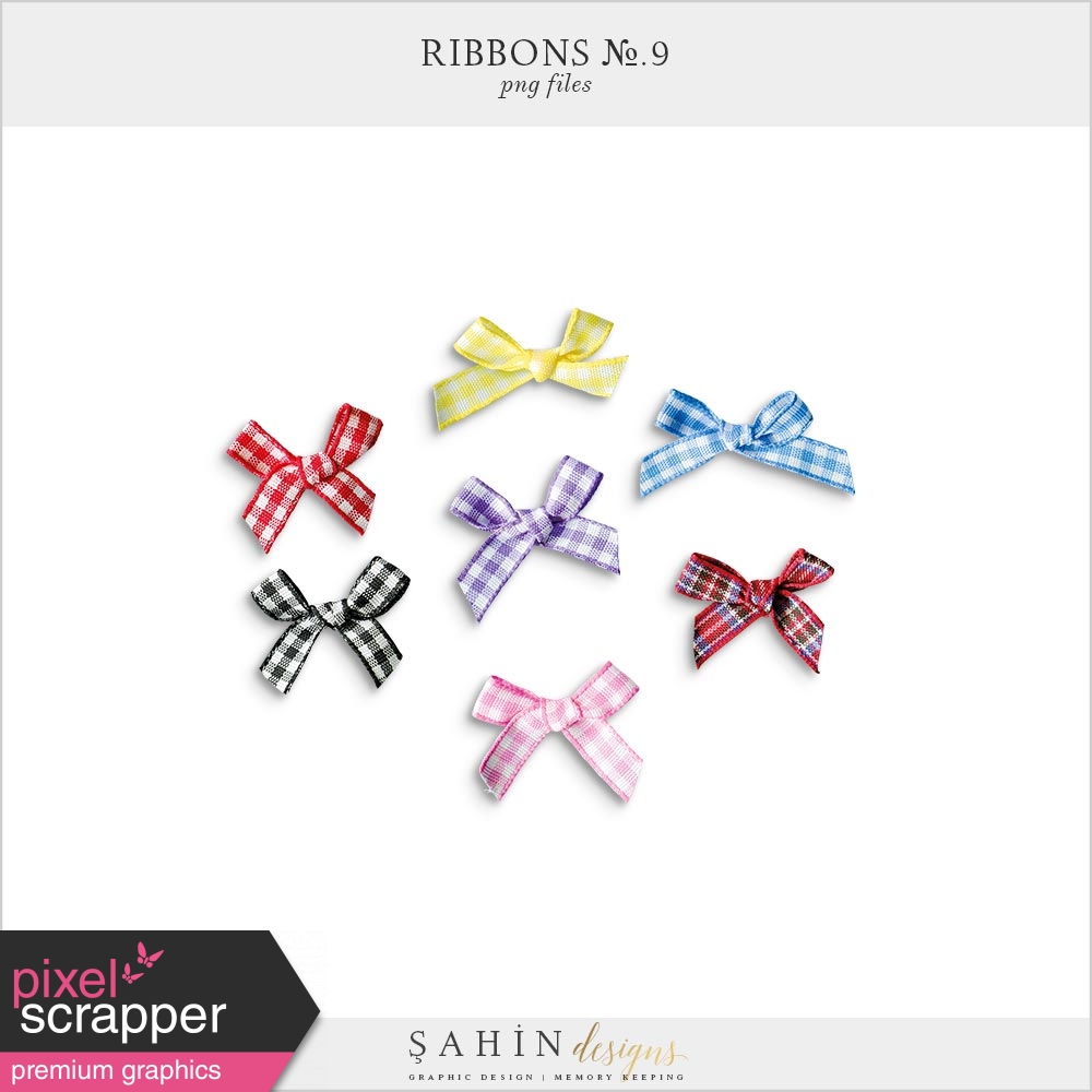 Ribbons No.9 by Elif Şahin graphics kit Digital