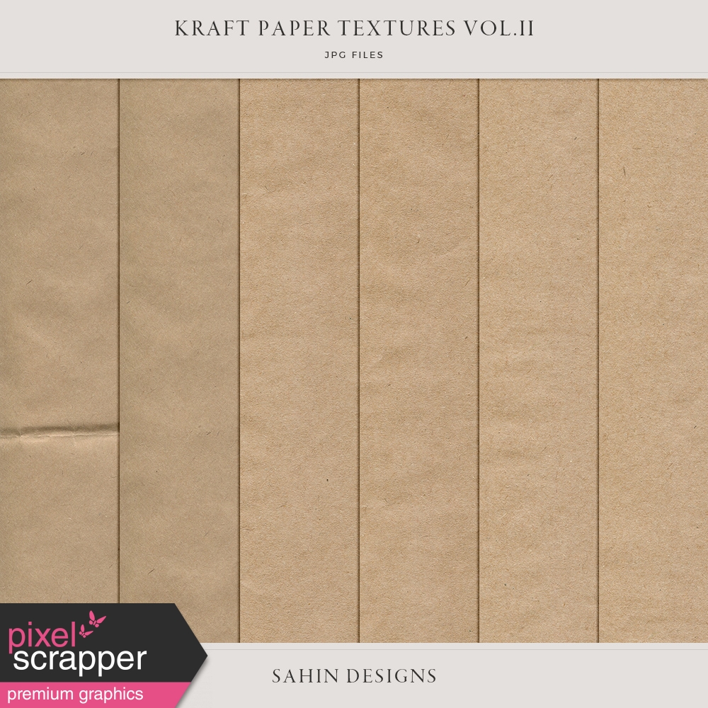 Kraft Paper Textures Vol.II by Elif Şahin graphics kit