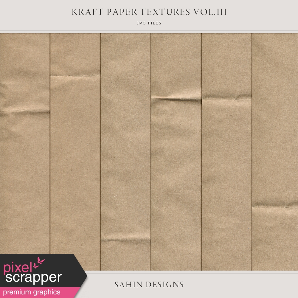 Kraft Paper Textures Vol.III by Elif Şahin graphics kit