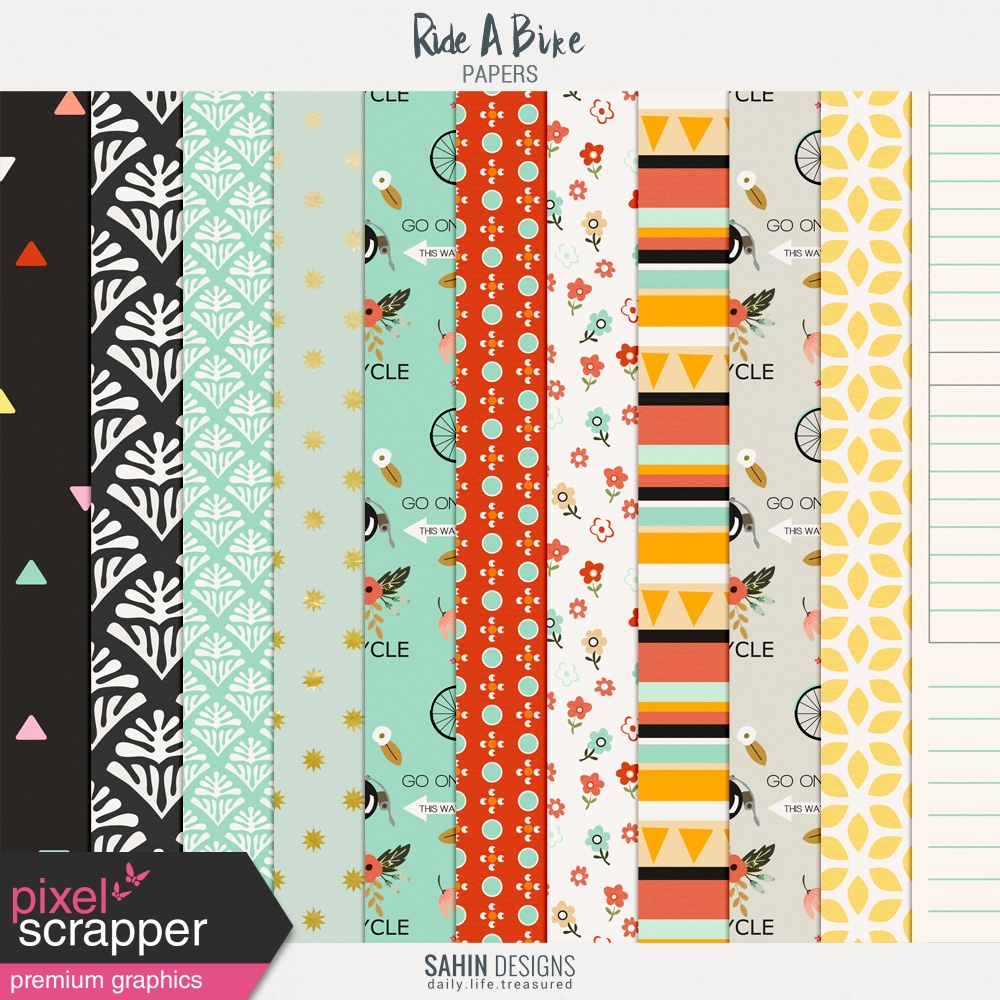Delightful Free Digital Scrapbook Kit - Sahin Designs