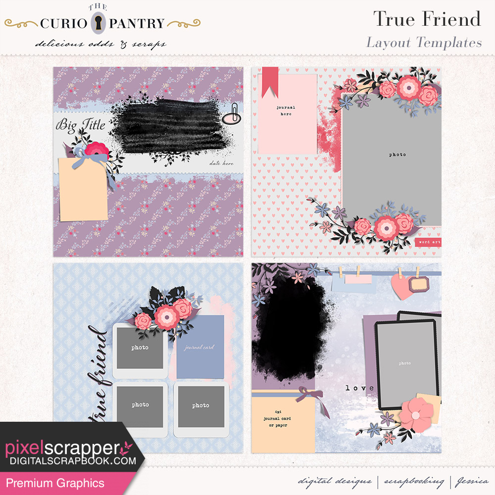 digital scrapbooking quick pages kit