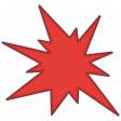 Speed Zone - Red Bomb Sticker
