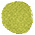Thankful - Green Burlap Circle