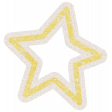 Lil Monster Yellow Star Outline Sticker