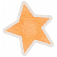 Lil Monster Orange Star Sticker