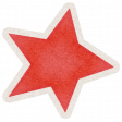 Lil Monster Red Star Sticker