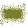 Oh Lucky Day - Green Floral Shamrock Frame