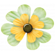 Oh Lucky Day - Yellow & Light Teal Clover Flower