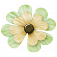 Oh Lucky Day - Light teal & Cream Clover Flower