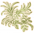 Enchanted - Vintage Floral Sticker