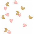 Oh Baby, Baby - Pink and Brown Paper Heart Scatter 