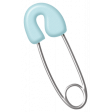 Oh Baby, Baby - Blue Safety Pin