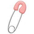 Oh Baby, Baby - Pink Safety Pin