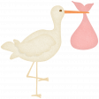 Oh Baby, Baby - Stork - Girl Bundle Sticker