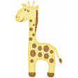 Oh Baby, Baby - Yellow Giraffe Sticker