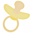 Oh Baby, Baby - Yellow Pacifier Sticker