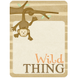 Oh Baby, Baby - Brown Wild Thing Journal Card