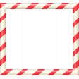 Christmas In July - CB - Peppermint Frame - Red & White