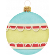 Christmas In July - CB - Round Ornament - Green & Blue